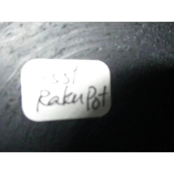 Raku, Blue clay pottery by Ster. Joseph baris, Volcano Art Center, Hawaii, - Picture 7 of 8